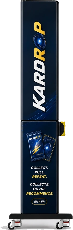 Distributeur Kardrop vu de profil